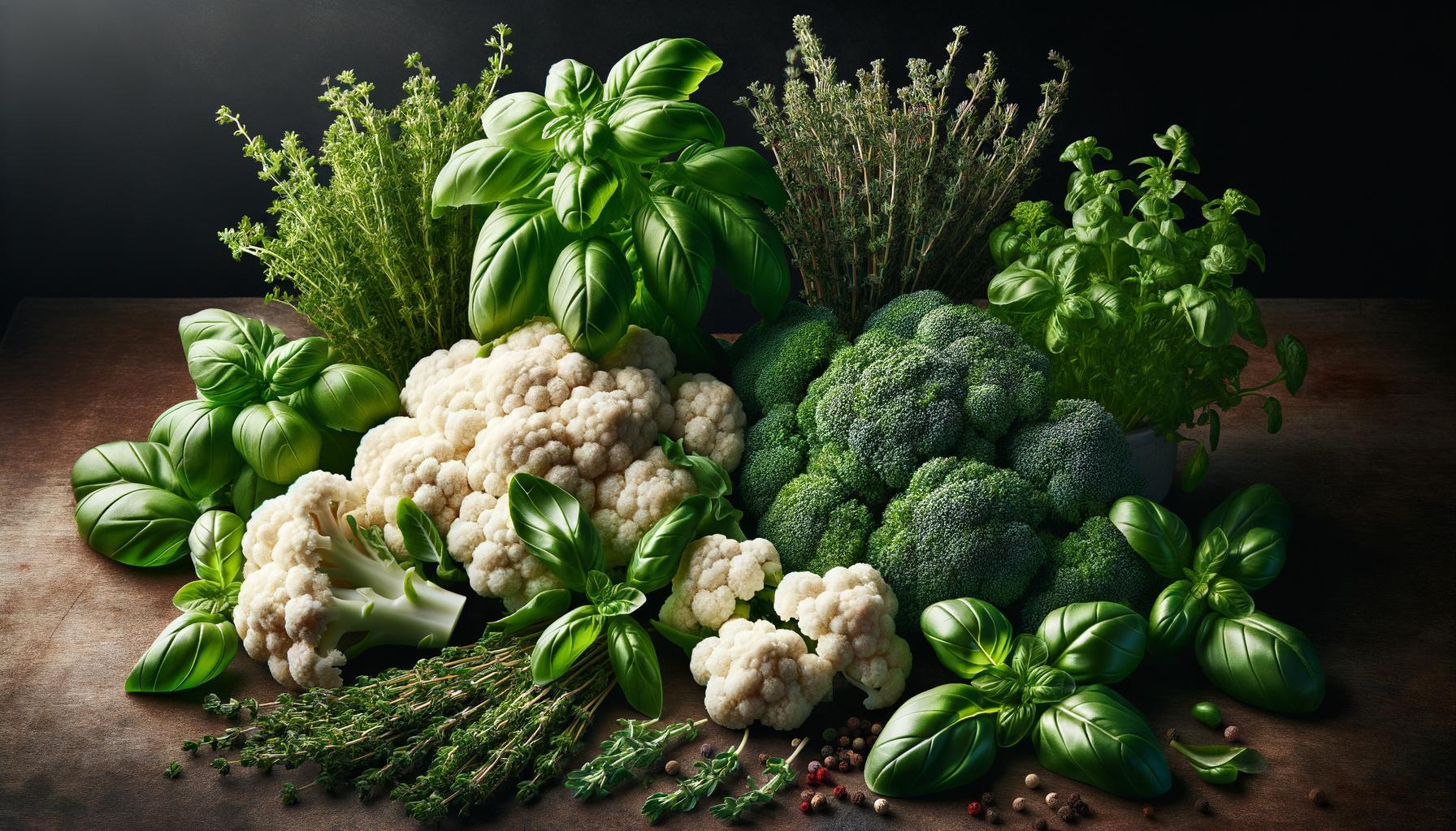 Welke kruiden bij broccoli en bloemkool?