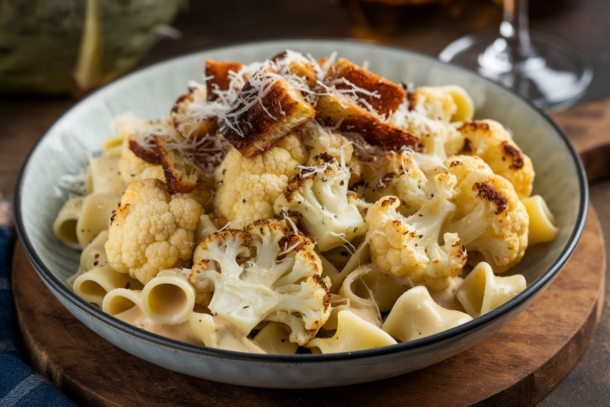 recept bloemkool pasta
